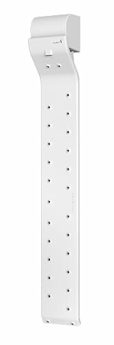 White power strip surge protector with multiple outlets.